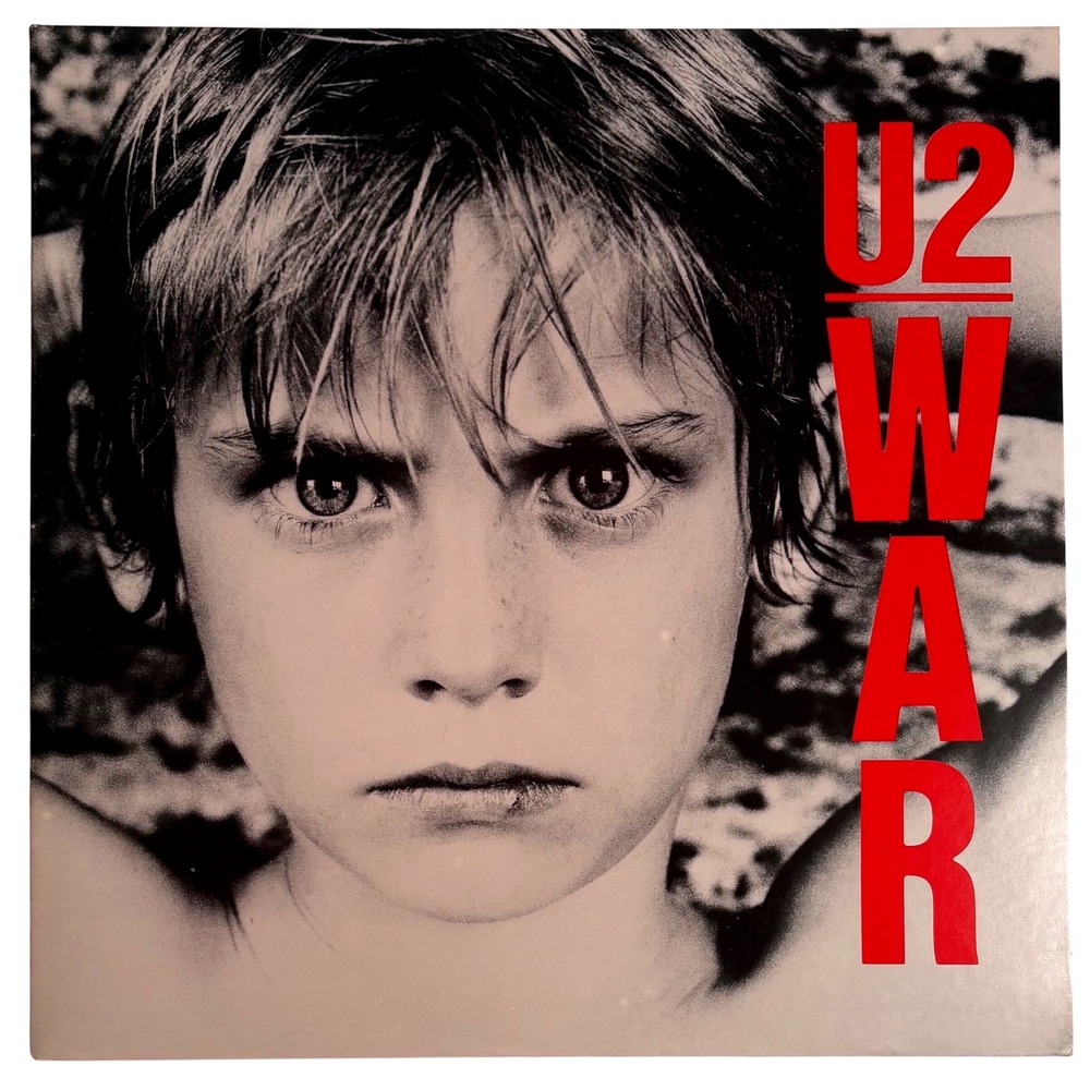 U2 War Vinyl Record Album 1983 Island Records R 124619 RCA Music Service LP